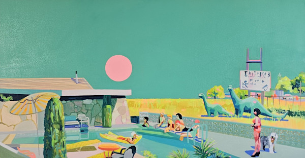 Ruth Mulvie, Dinosaur Highway by Da Silva Gallery / GALLERyLABS