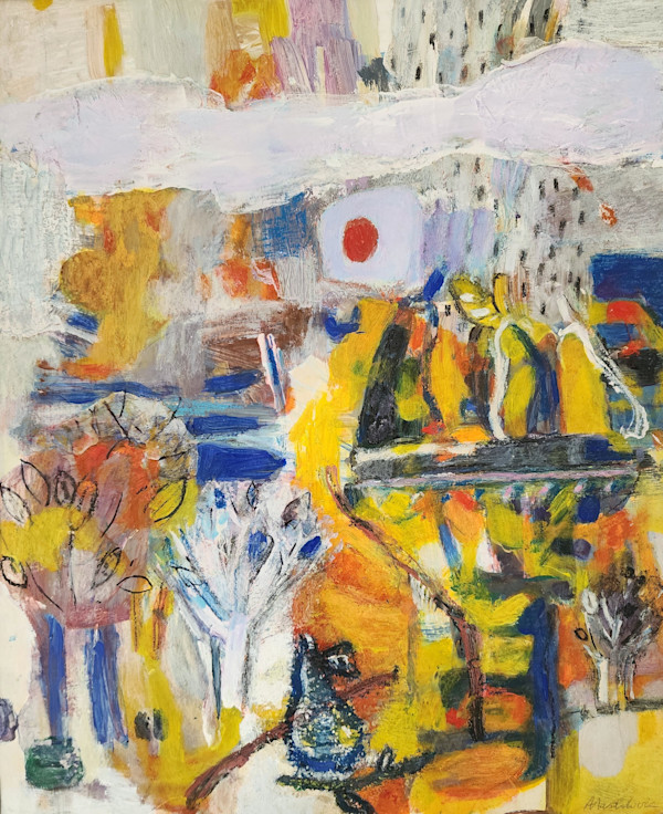 Anastasia Mastilovic, Sunset Pears by Da Silva Gallery / GALLERyLABS