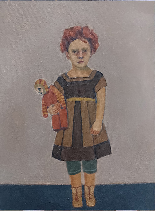 Gloria Wassington, Girl with doll by Da Silva Gallery / GALLERyLABS