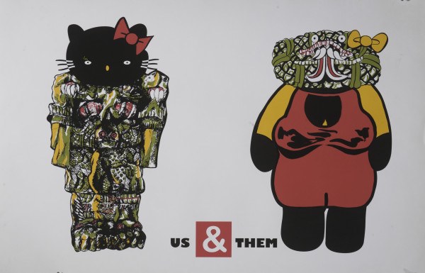 Miguel Trelles, Us & Them: Hello Coatli by Da Silva Gallery/Gallerylabs