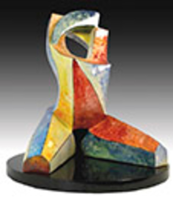 Vera Smiley, Bliss 17 x 19 x 17” Clay, underglazes, glaze, marble. $7000 by Da Silva Gallery / GALLERyLABS