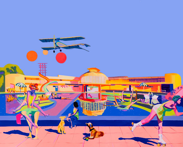 Ruth Milvie, Eclipse Season - Blue by Da Silva Gallery / GALLERyLABS