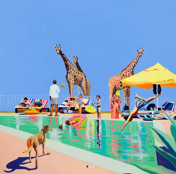 Ruth Mulvie, Giraffes by Da Silva Gallery / GALLERyLABS, Image 1.