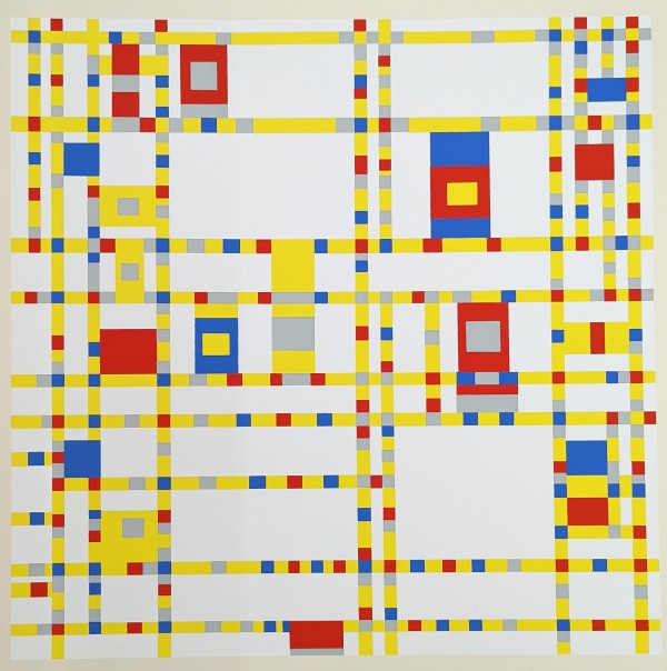 Piet Mondrian Ten works: Portfolio. A Portfolio of 10 Paintings 1967  # 124 by Da Silva Gallery / GALLERyLABS