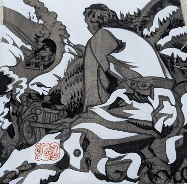 Miguel Trelles, A cormorant for Itsam Balam by Da Silva Gallery / GALLERyLABS