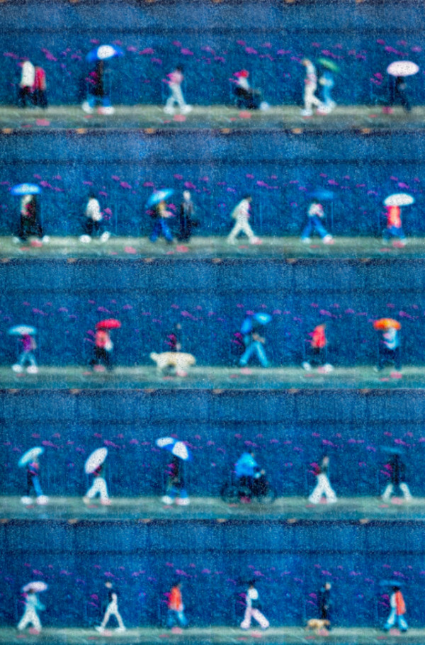 XAN PADRON Time Lapse. Christopher Street in the Rain 2026 by Da Silva Gallery / GALLERyLABS, Image 1.