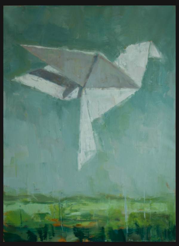 Joseph Adolphe, A Beginning No. 31 Oil on canvas,  42 x 31 In. $ 20,400 by Da Silva Gallery / GALLERyLABS, Image 1.