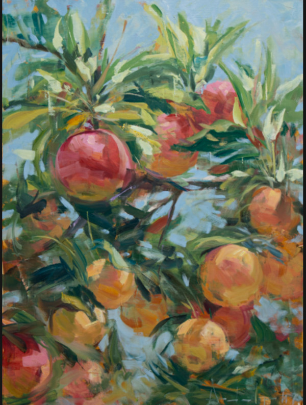 Joseph Adolphe, Ripe No. 11 Oil on canvas,  41 x 30 In. $ 17,900 by Da Silva Gallery / GALLERyLABS, Image 1.