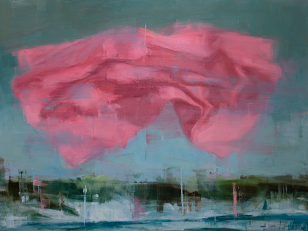 Joseph Adolphe, Solace no.2 Oil on canvas,  45 x 60 In. $ 29,400 by Da Silva Gallery / GALLERyLABS, Image 1.