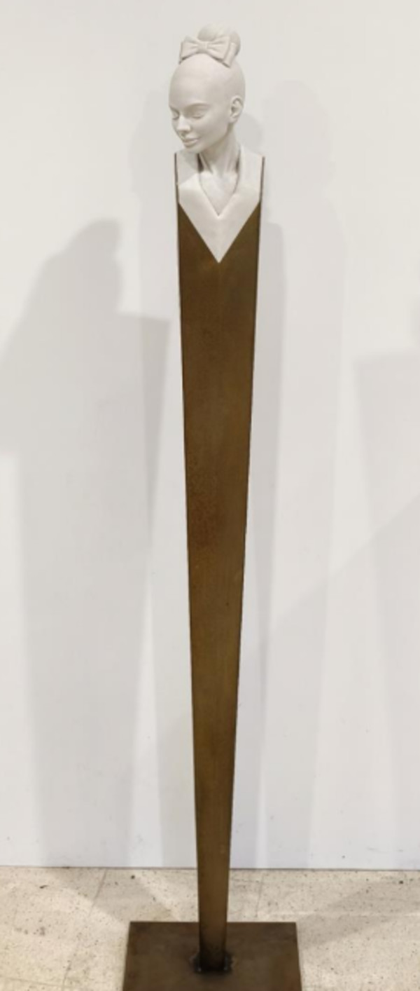Ivan Gomez Aparicio _ “SILENCIO II” Polvo de mármol y hierro, 14x160x18. 2026. 2/8. by Da Silva Gallery / GALLERyLABS, Image 1.