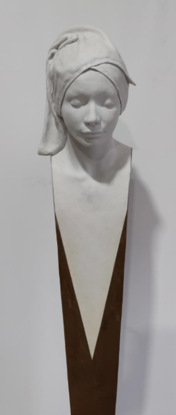 Ivan Gomez Aparicio _ “PAOLA” Polvo de mármol y hierro, 25x180x25. 2020. 7/8. by Da Silva Gallery / GALLERyLABS, Image 1.