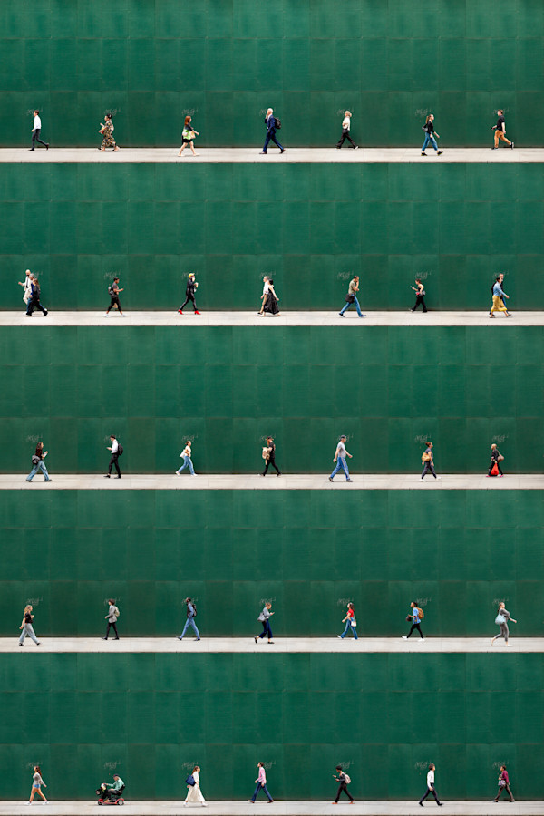 Xan Padron, Time Lapse. 5th ave NYC by Da Silva Gallery / GALLERyLABS