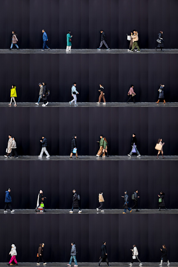 Xan Padron, Time Lapse. Gangnam, Seoul by Da Silva Gallery / GALLERyLABS, Image 2.
