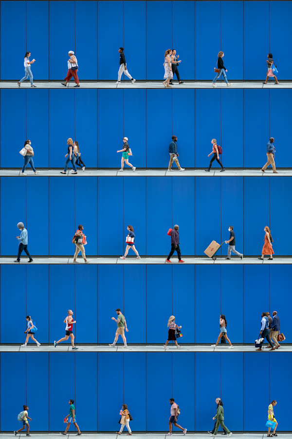 Xan Padron, Time Lapse. Hoyt Street, Downtown Brooklyn, NYC by Da Silva Gallery / GALLERyLABS