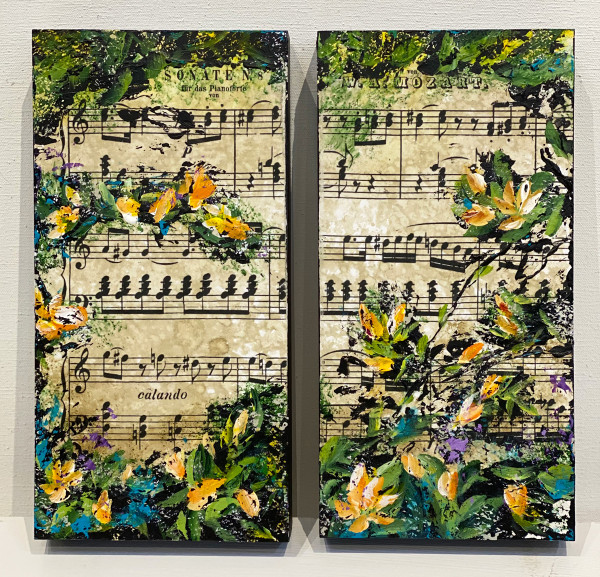 2020 petites #31-32 diptych by Julie Anna Lewis