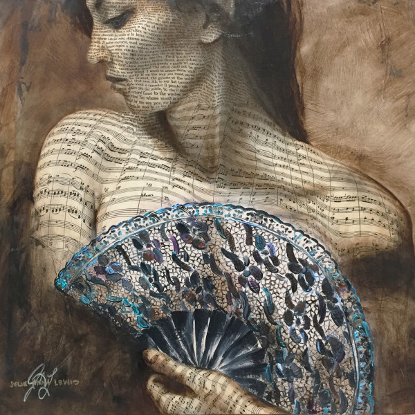 Donna Anna with the lace fan by Julie Anna Lewis