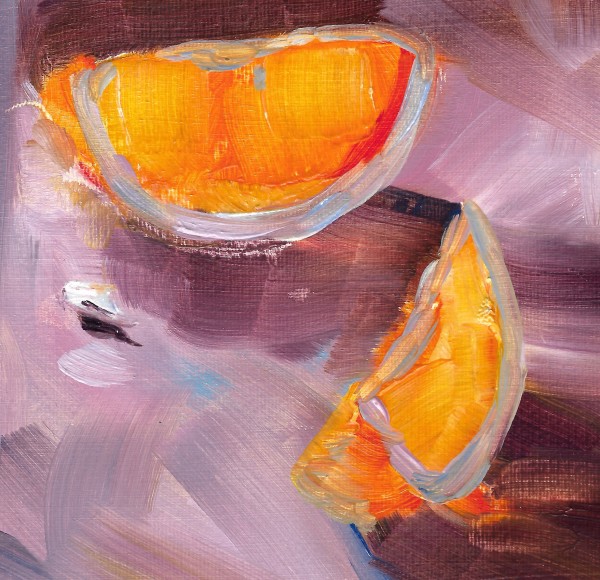 Oranges - Set of 3 by Anja Perry Art