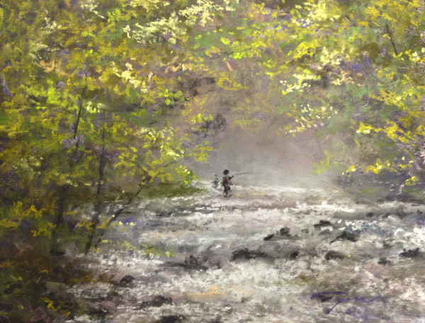 Fisherman on Penns Creek