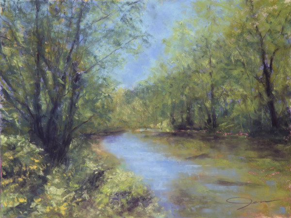 Spring Creek at Fisherman's Paradise by Jennifer Shuey
