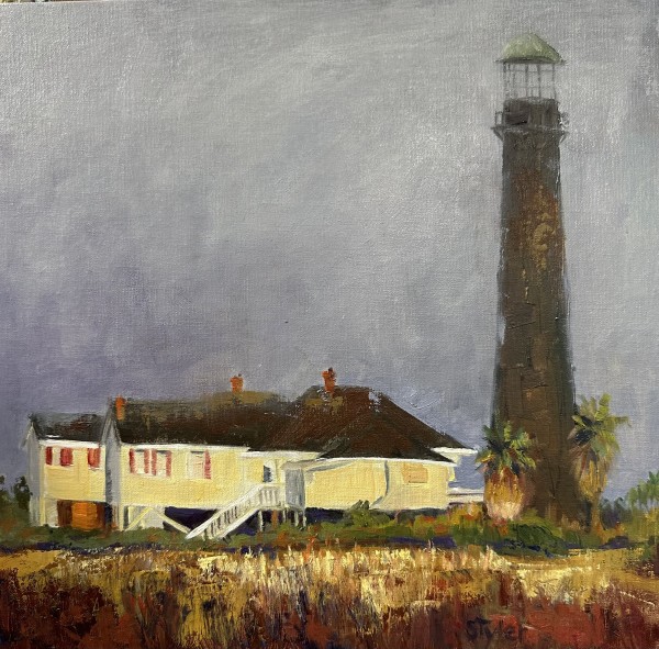 Bolivar Lighthouse/Golden Hour by susan tyler