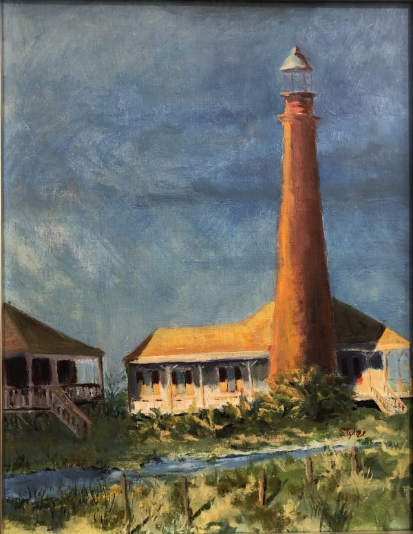Bolivar Lighthouse  at Sunset by susan tyler