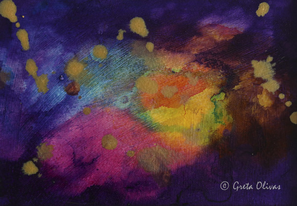 Happy Cosmos #17 by Greta Olivas