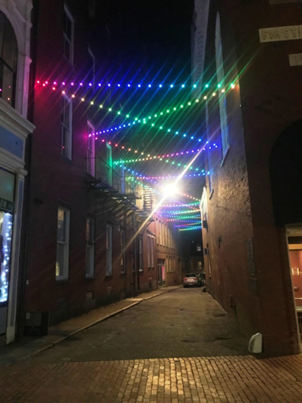 Higginson Alley Lights by Available Light Retonica