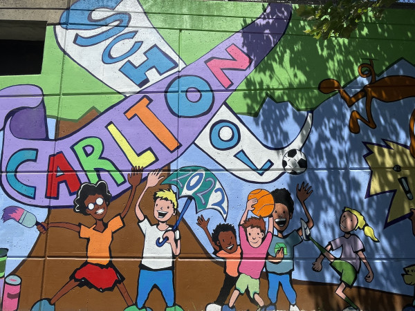 Carlton School Mural by Bruce Orr