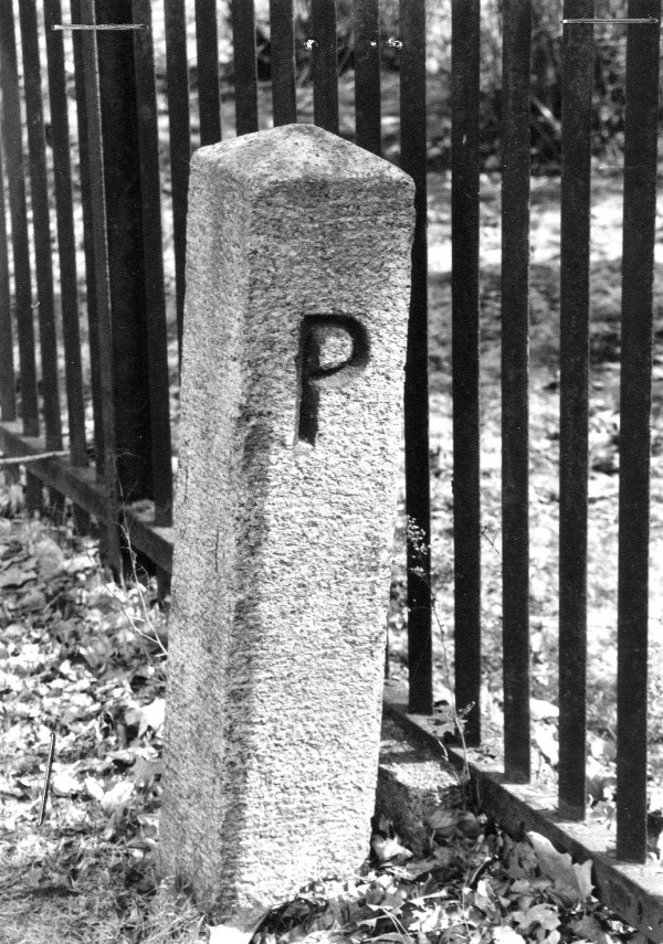 Salem - Peabody Boundary Marker by unknown