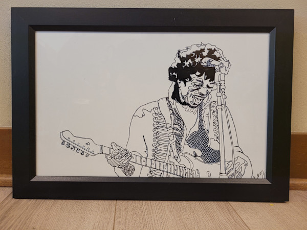 Jimmie Hendrix by Rosy Petri