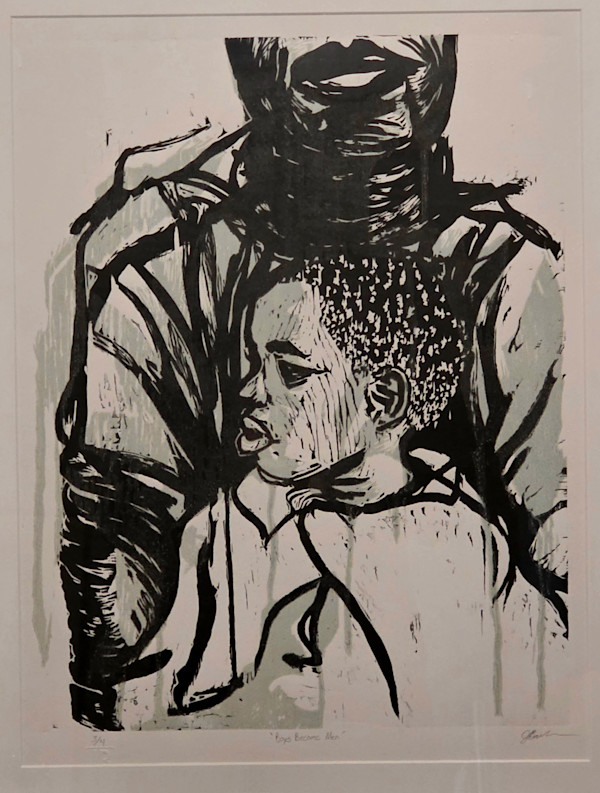Boys Become Men (framed) by Jamaal Barber