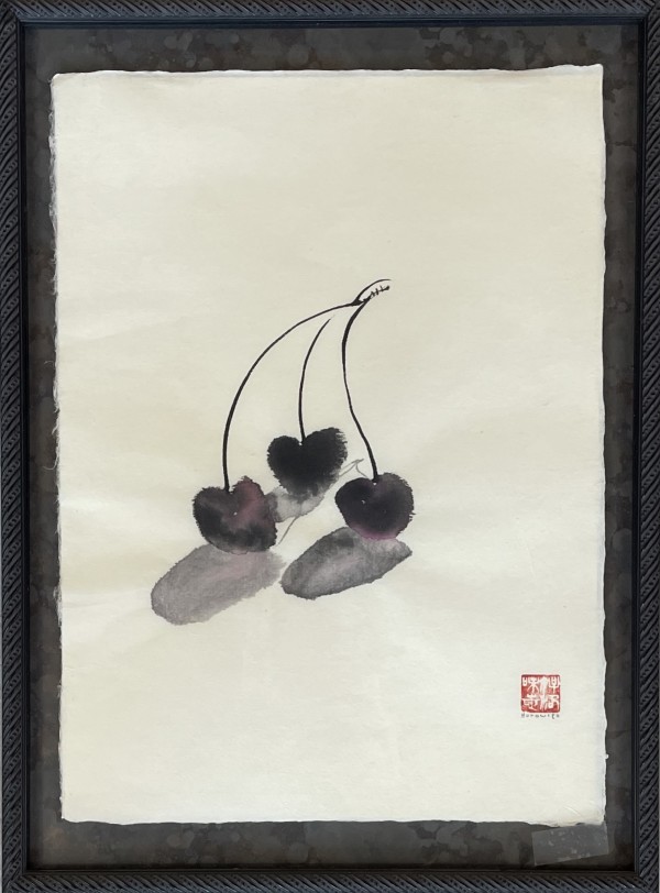 Three Cherries by Mardi Horowitz