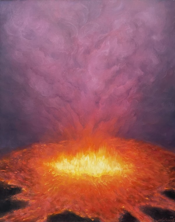 Lago Ardiente - Pool of Fire by Estate Rodolfo Abularach