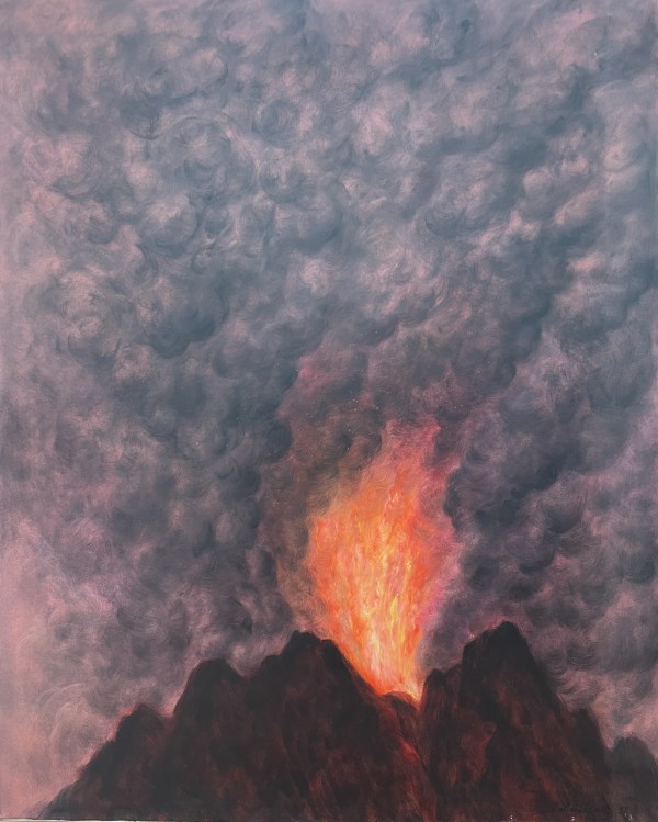 Erupción Rojo y Negro by Estate Rodolfo Abularach