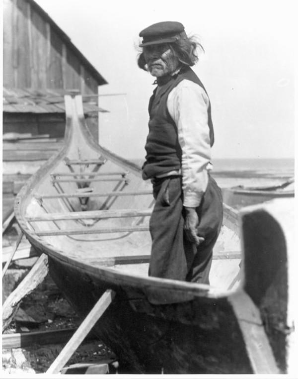 Captain Charles Hall, Canoe Carver, Jamestown by Charlotte Watts