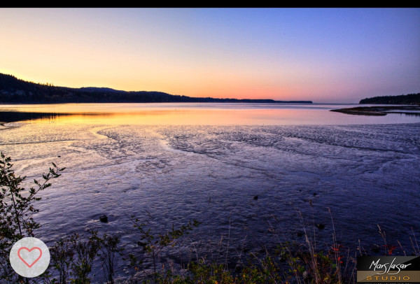 Sequim Bay Evening by Mars Lasar