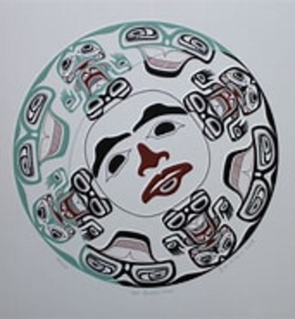 First Quarter Moom by Burton Amos