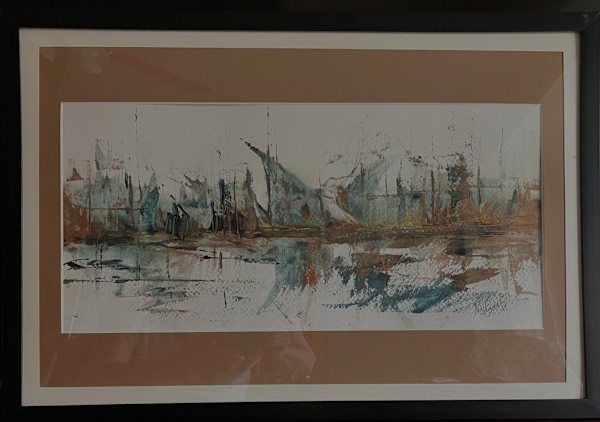 Abstract Shipyard by Nancy Cameron Art, Image 1.