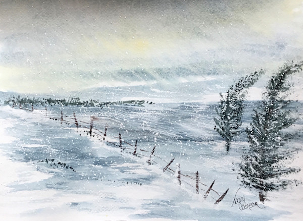 Blustery Winter Day by Nancy Cameron Art, Image 1.