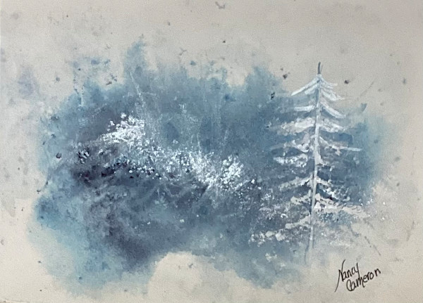 Silver Christmas by Nancy Cameron Art, Image 1.