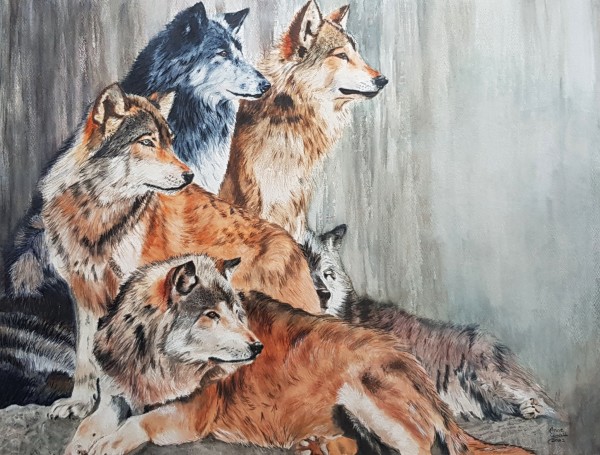 Wolf Pack by Anne Cowell