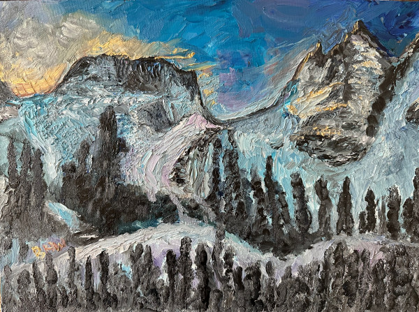 Hallet Peak RMNP by Brian Hugh Wagner