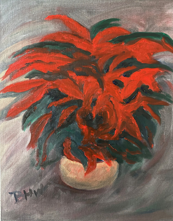 Holiday Poinsettias by Brian Hugh Wagner