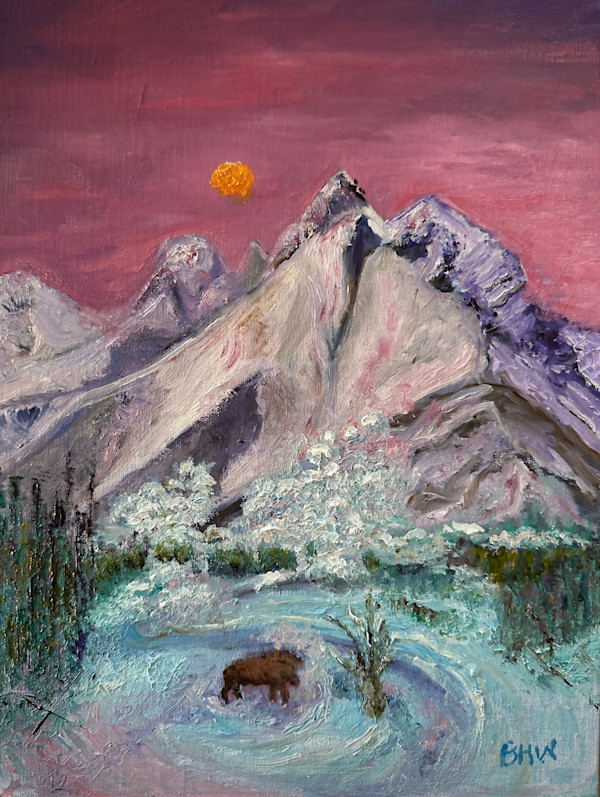 Hot Springs Moose by Brian Hugh Wagner, Image 1.