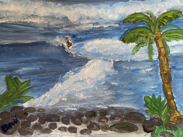 Kauai Surfer by Brian Hugh Wagner