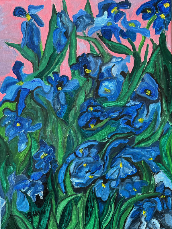 My Blue Irises by Brian Hugh Wagner