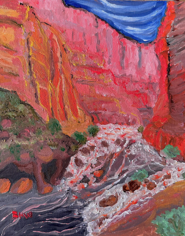 Pink Canyon by Brian Hugh Wagner