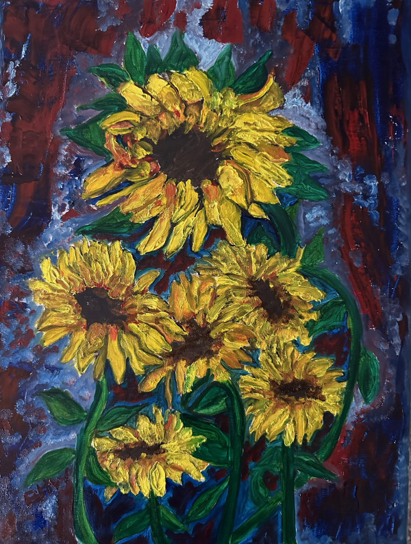 Sunflowers in the Morning by Brian Hugh Wagner