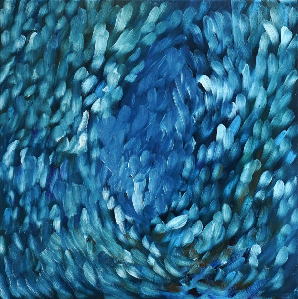Blue depth by Jana Hrivniakova Wagner