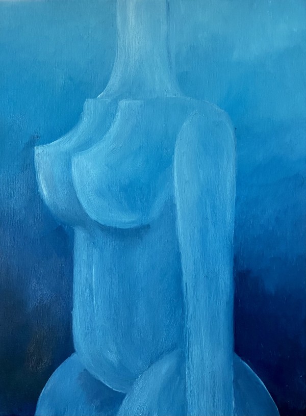 Blue Lady by Jana Hrivniakova Wagner
